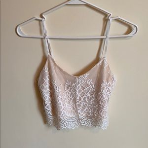 Lace crop top